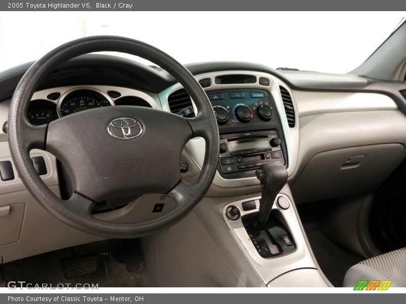 Black / Gray 2005 Toyota Highlander V6