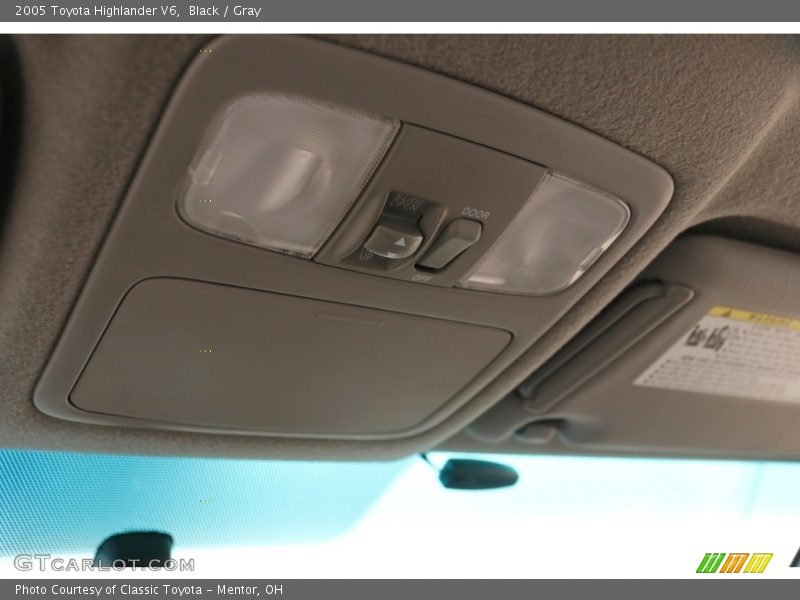 Black / Gray 2005 Toyota Highlander V6
