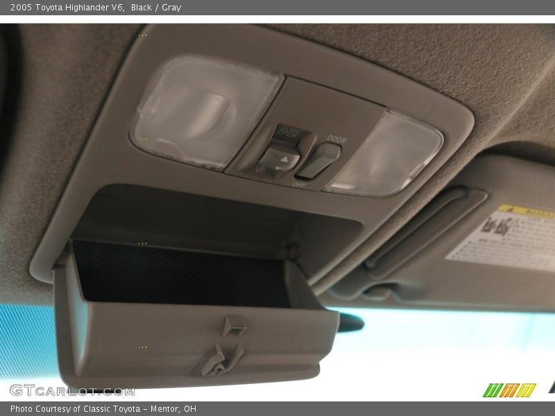 Black / Gray 2005 Toyota Highlander V6