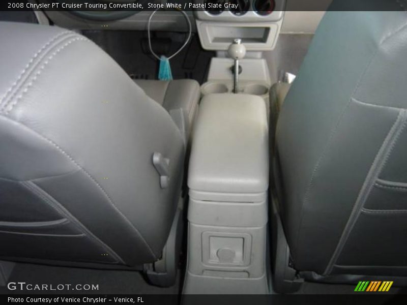 Stone White / Pastel Slate Gray 2008 Chrysler PT Cruiser Touring Convertible
