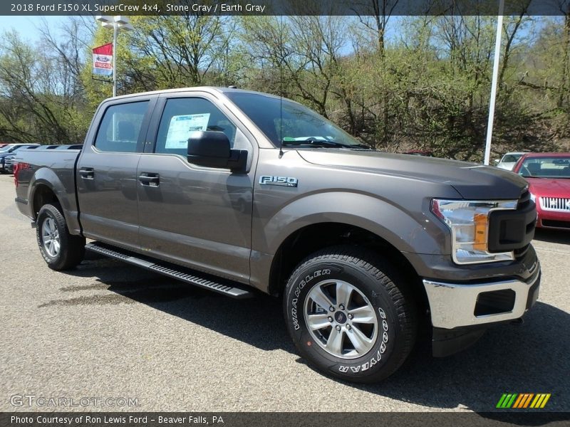 Stone Gray / Earth Gray 2018 Ford F150 XL SuperCrew 4x4