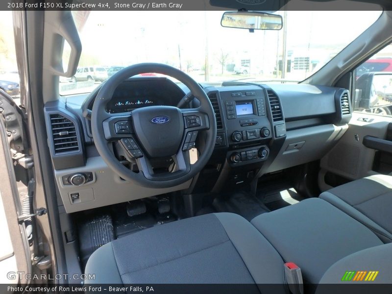Stone Gray / Earth Gray 2018 Ford F150 XL SuperCrew 4x4