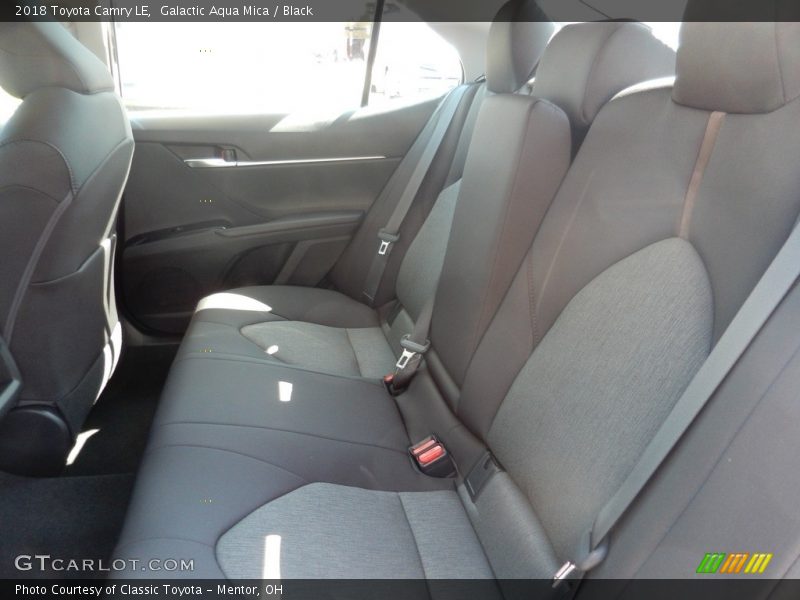 Galactic Aqua Mica / Black 2018 Toyota Camry LE