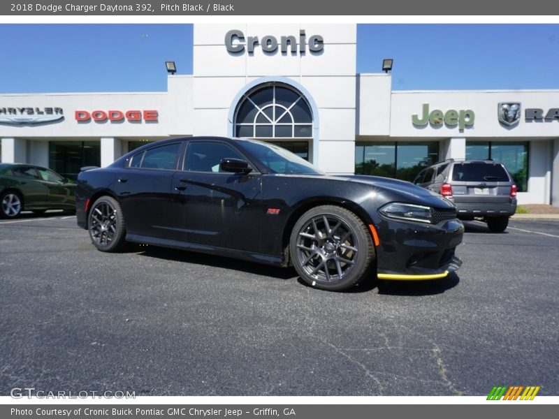 Pitch Black / Black 2018 Dodge Charger Daytona 392