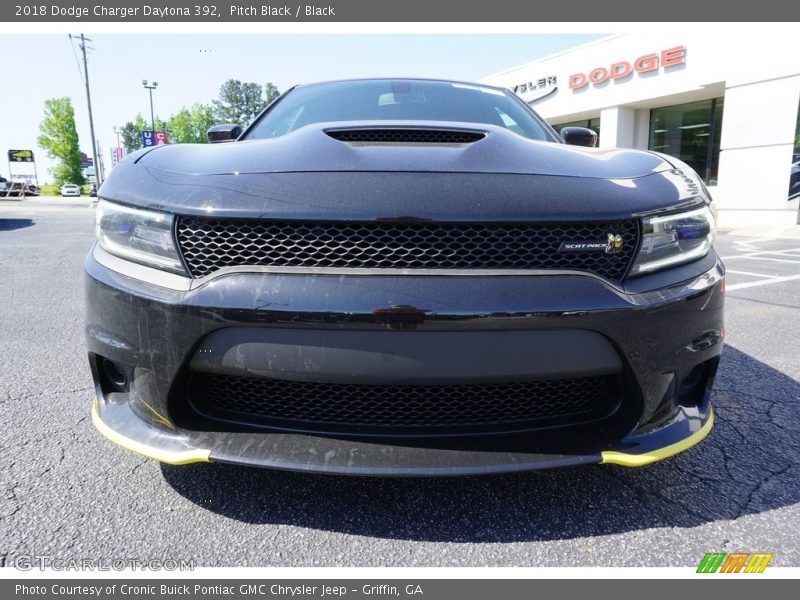 Pitch Black / Black 2018 Dodge Charger Daytona 392