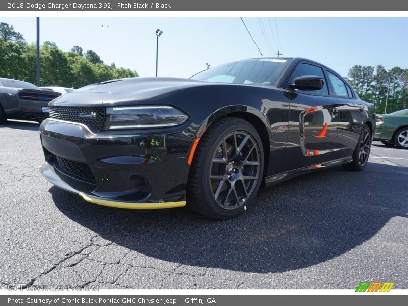 Pitch Black / Black 2018 Dodge Charger Daytona 392