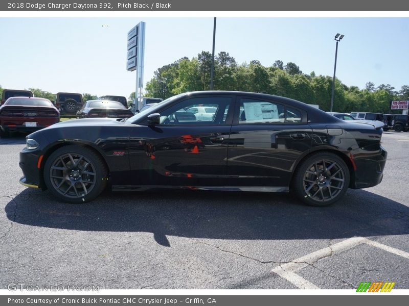 Pitch Black / Black 2018 Dodge Charger Daytona 392