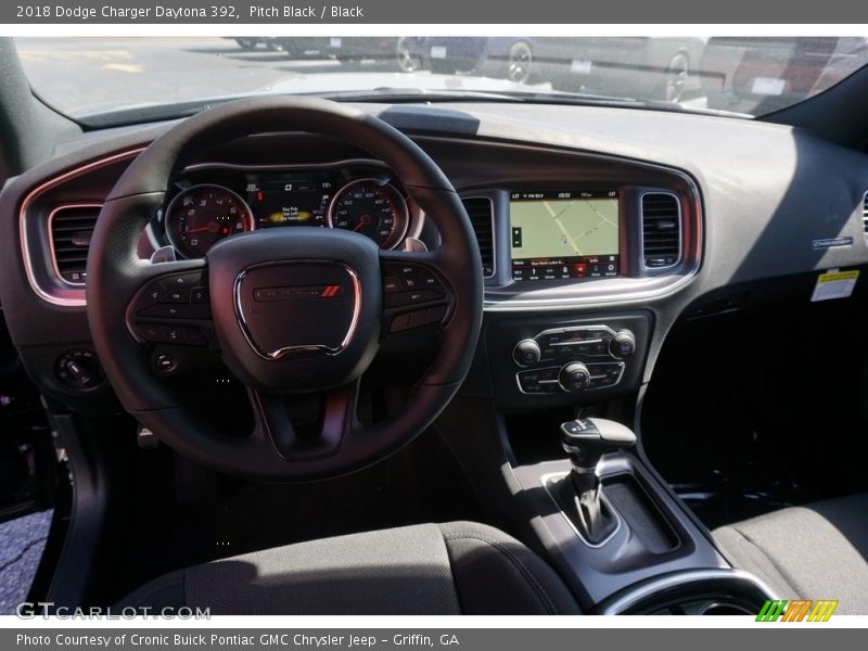 Pitch Black / Black 2018 Dodge Charger Daytona 392