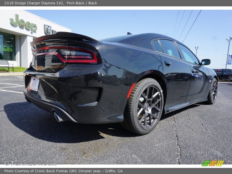 Pitch Black / Black 2018 Dodge Charger Daytona 392