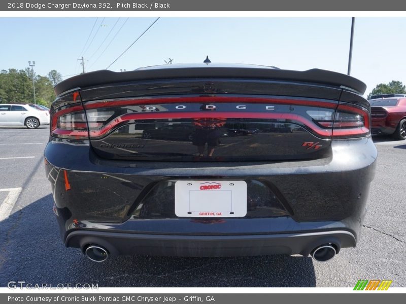 Pitch Black / Black 2018 Dodge Charger Daytona 392