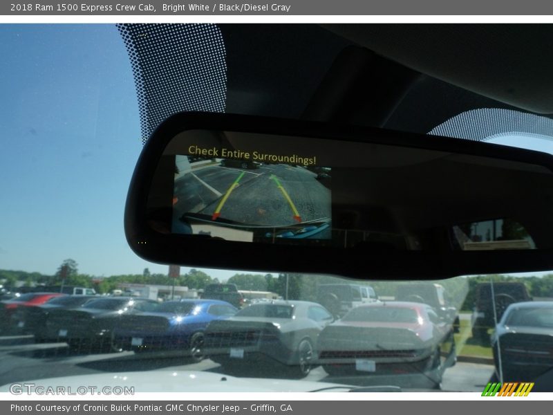Bright White / Black/Diesel Gray 2018 Ram 1500 Express Crew Cab