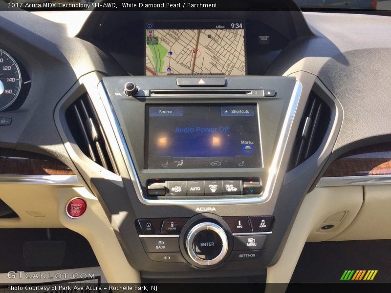 White Diamond Pearl / Parchment 2017 Acura MDX Technology SH-AWD