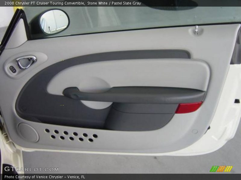 Stone White / Pastel Slate Gray 2008 Chrysler PT Cruiser Touring Convertible