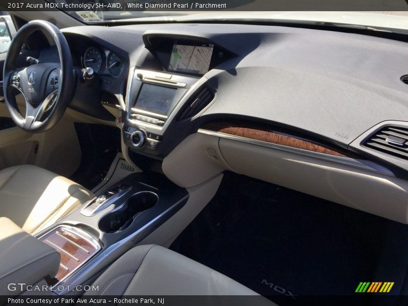 White Diamond Pearl / Parchment 2017 Acura MDX Technology SH-AWD