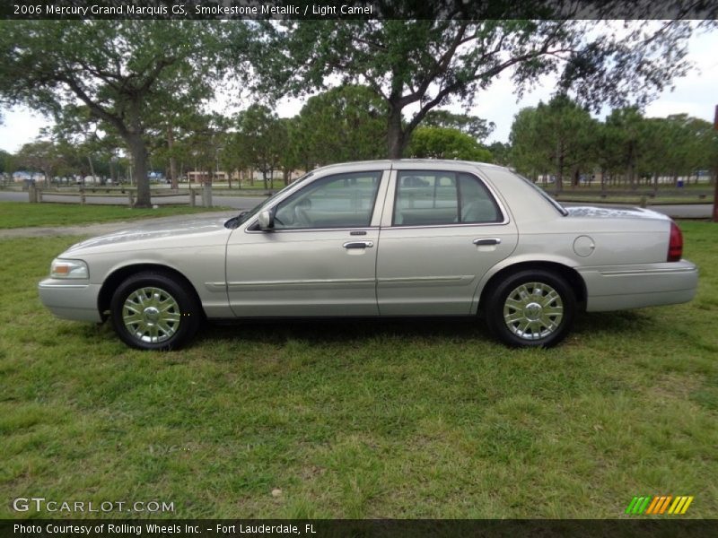 Smokestone Metallic / Light Camel 2006 Mercury Grand Marquis GS