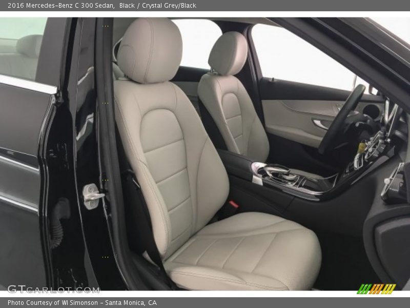 Black / Crystal Grey/Black 2016 Mercedes-Benz C 300 Sedan