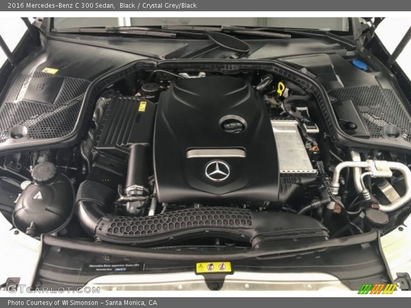 Black / Crystal Grey/Black 2016 Mercedes-Benz C 300 Sedan