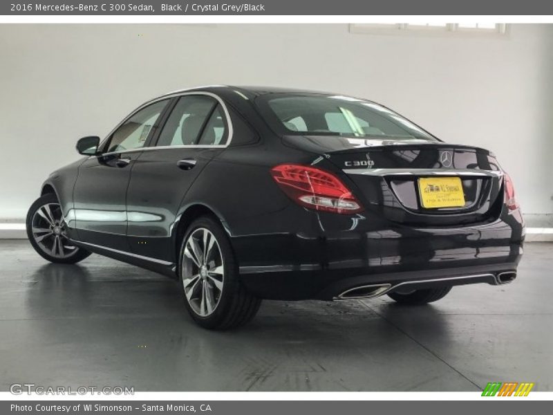Black / Crystal Grey/Black 2016 Mercedes-Benz C 300 Sedan