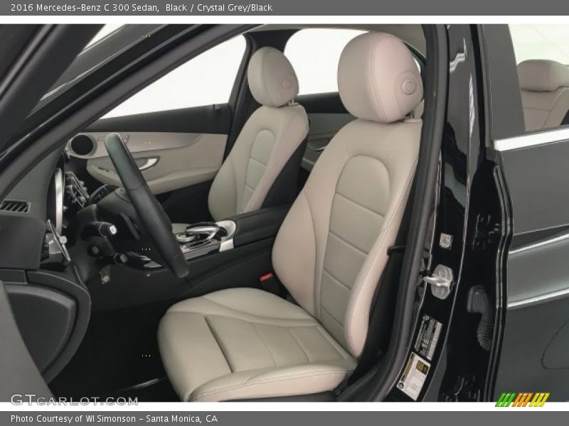 Black / Crystal Grey/Black 2016 Mercedes-Benz C 300 Sedan