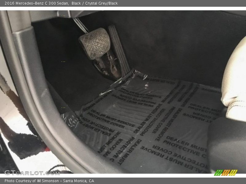 Black / Crystal Grey/Black 2016 Mercedes-Benz C 300 Sedan