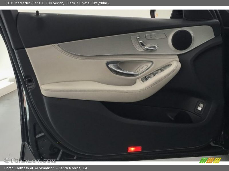 Black / Crystal Grey/Black 2016 Mercedes-Benz C 300 Sedan