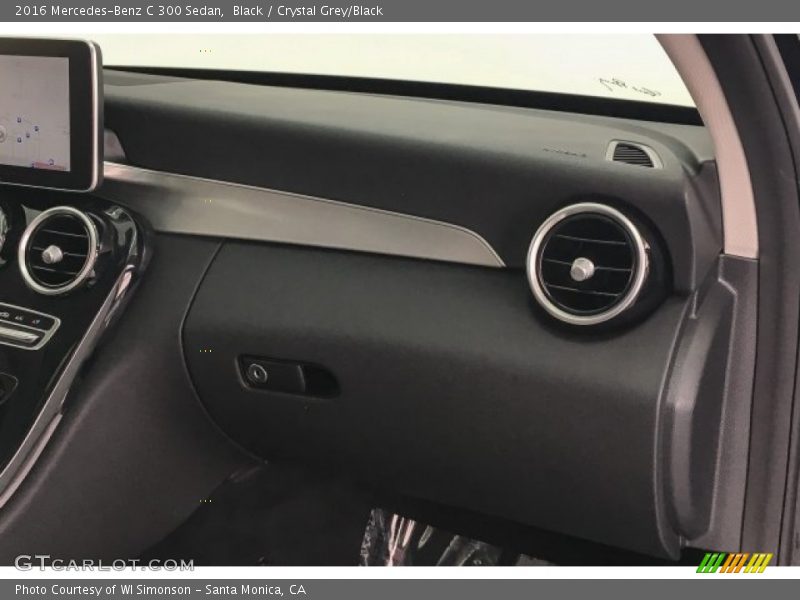Black / Crystal Grey/Black 2016 Mercedes-Benz C 300 Sedan