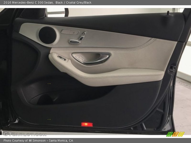 Black / Crystal Grey/Black 2016 Mercedes-Benz C 300 Sedan