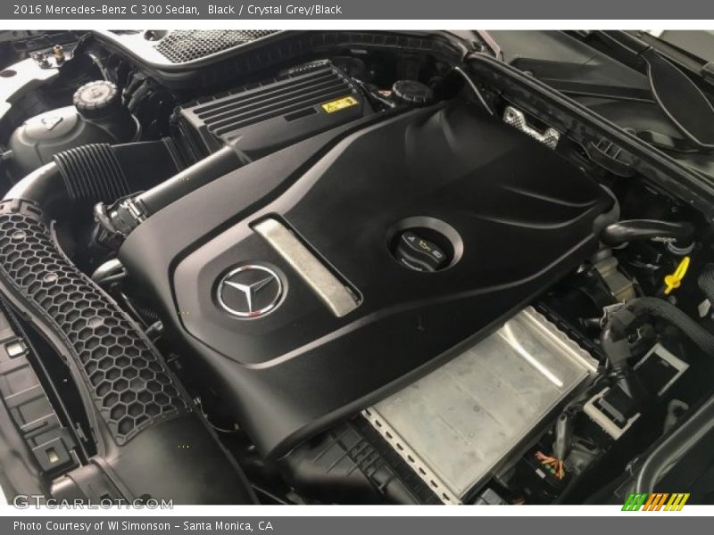 Black / Crystal Grey/Black 2016 Mercedes-Benz C 300 Sedan