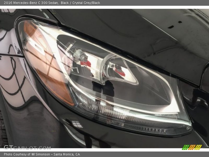 Black / Crystal Grey/Black 2016 Mercedes-Benz C 300 Sedan