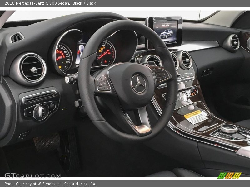 Black / Black 2018 Mercedes-Benz C 300 Sedan