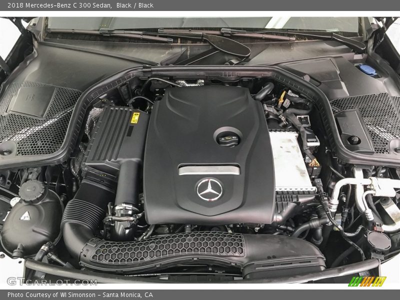 Black / Black 2018 Mercedes-Benz C 300 Sedan