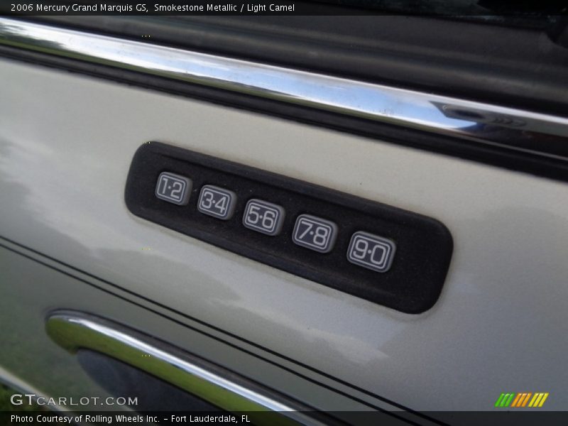 Smokestone Metallic / Light Camel 2006 Mercury Grand Marquis GS