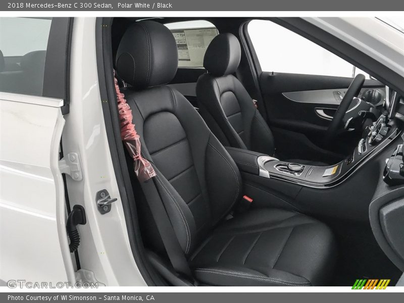 Polar White / Black 2018 Mercedes-Benz C 300 Sedan