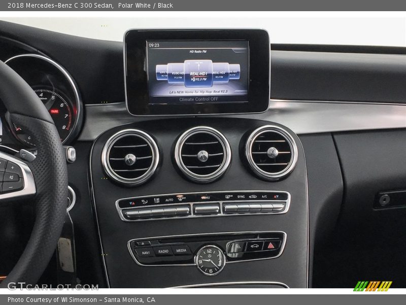 Polar White / Black 2018 Mercedes-Benz C 300 Sedan