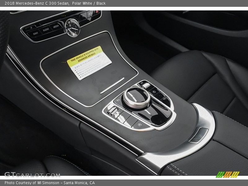 Polar White / Black 2018 Mercedes-Benz C 300 Sedan
