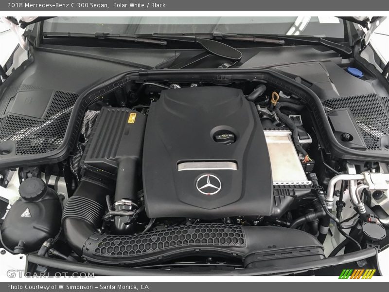 Polar White / Black 2018 Mercedes-Benz C 300 Sedan
