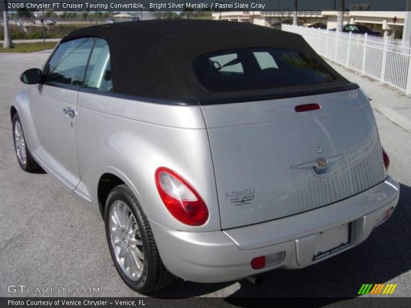 Bright Silver Metallic / Pastel Slate Gray 2008 Chrysler PT Cruiser Touring Convertible