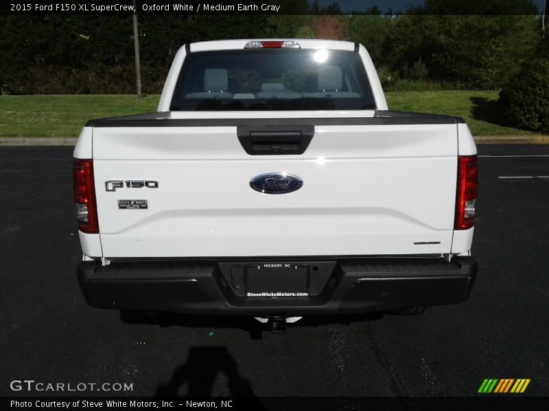 Oxford White / Medium Earth Gray 2015 Ford F150 XL SuperCrew