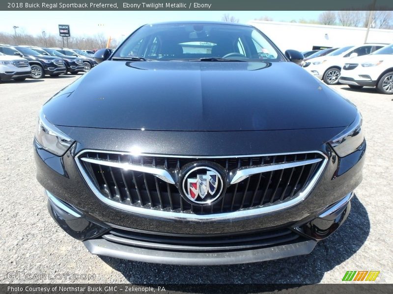 Ebony Twilight Metallic / Ebony 2018 Buick Regal Sportback Preferred