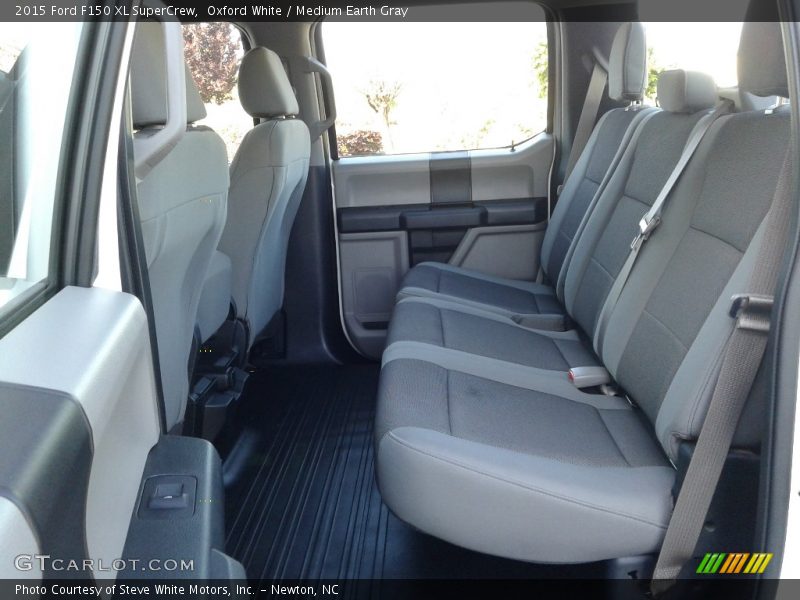 Oxford White / Medium Earth Gray 2015 Ford F150 XL SuperCrew
