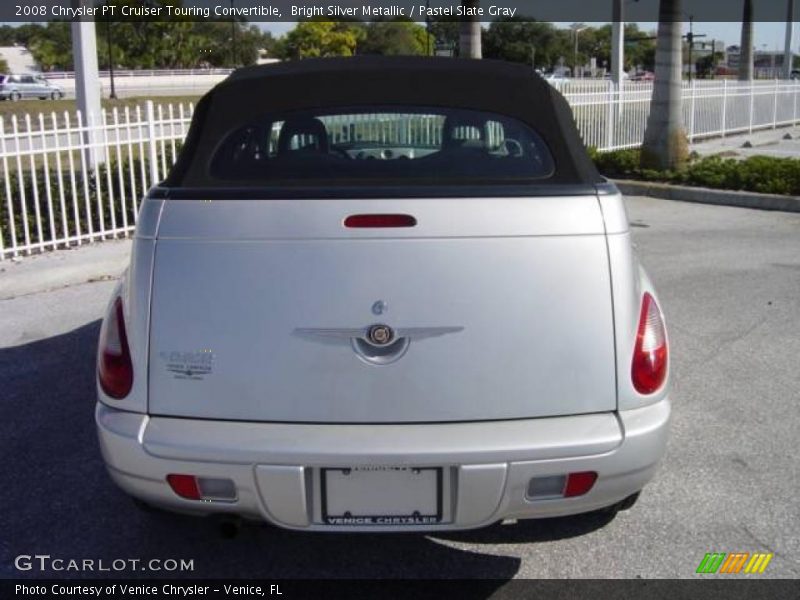 Bright Silver Metallic / Pastel Slate Gray 2008 Chrysler PT Cruiser Touring Convertible