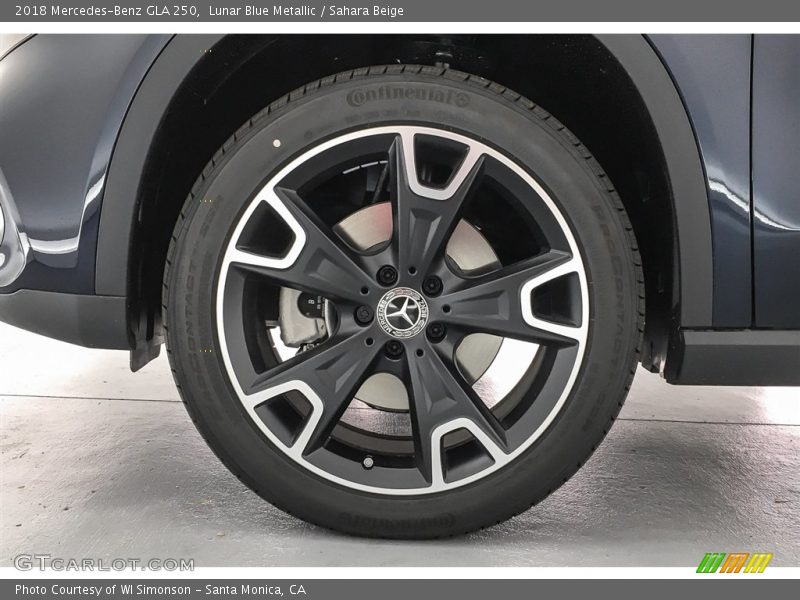 Lunar Blue Metallic / Sahara Beige 2018 Mercedes-Benz GLA 250