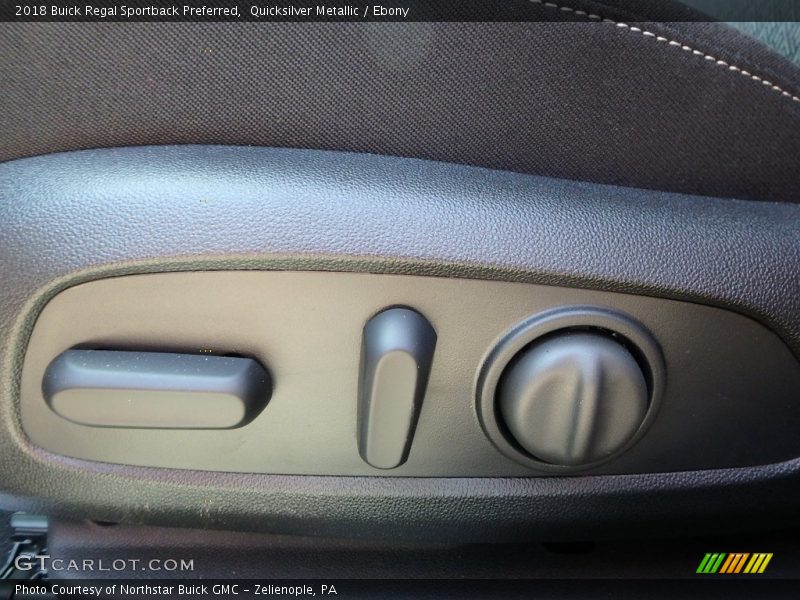 Quicksilver Metallic / Ebony 2018 Buick Regal Sportback Preferred
