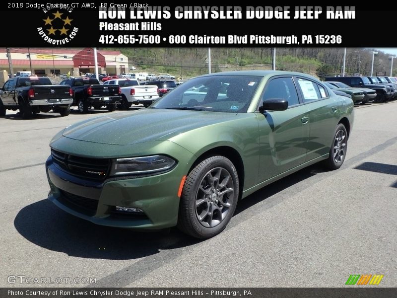 F8 Green / Black 2018 Dodge Charger GT AWD