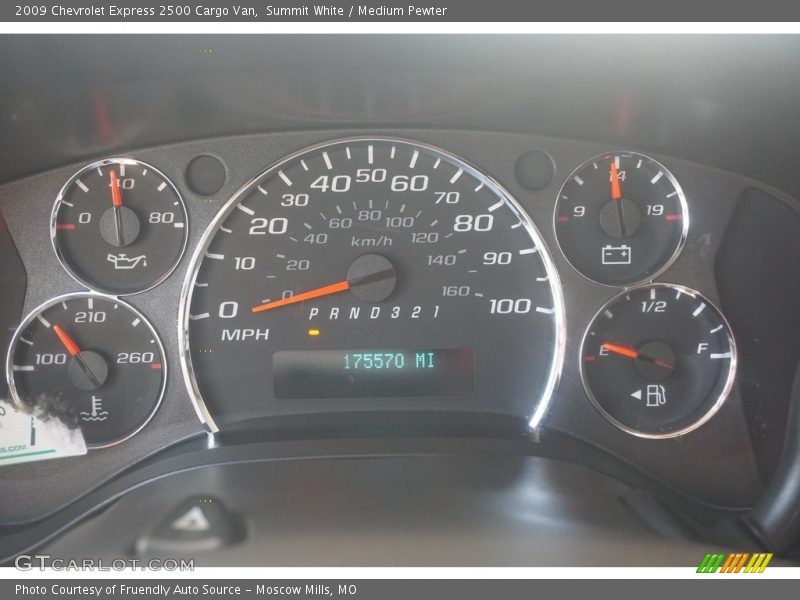 Summit White / Medium Pewter 2009 Chevrolet Express 2500 Cargo Van