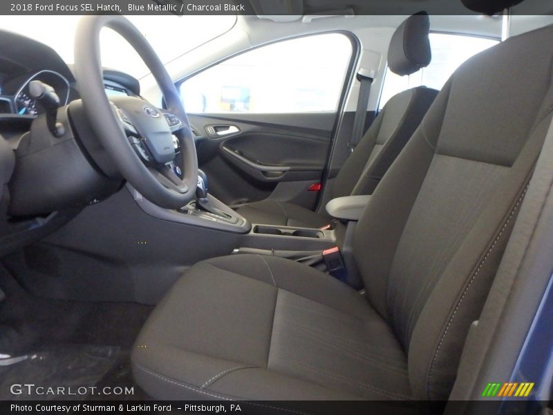 Blue Metallic / Charcoal Black 2018 Ford Focus SEL Hatch