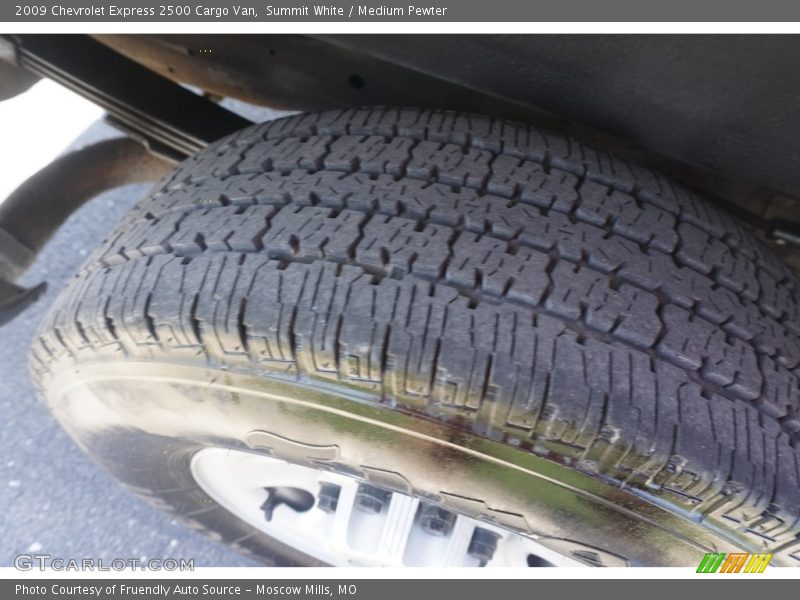 Summit White / Medium Pewter 2009 Chevrolet Express 2500 Cargo Van