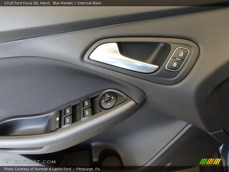 Blue Metallic / Charcoal Black 2018 Ford Focus SEL Hatch