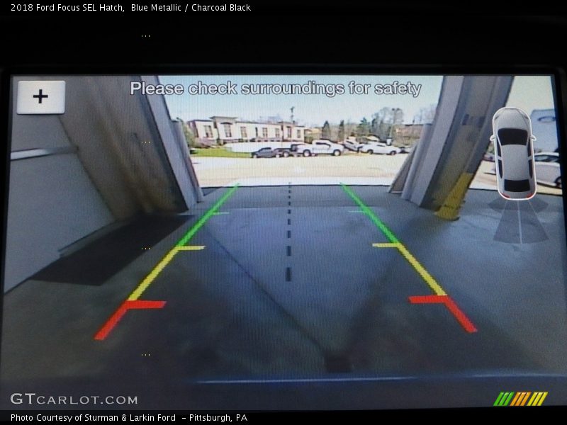 Blue Metallic / Charcoal Black 2018 Ford Focus SEL Hatch