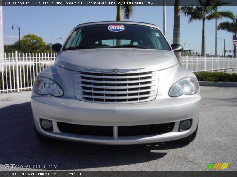 Bright Silver Metallic / Pastel Slate Gray 2008 Chrysler PT Cruiser Touring Convertible